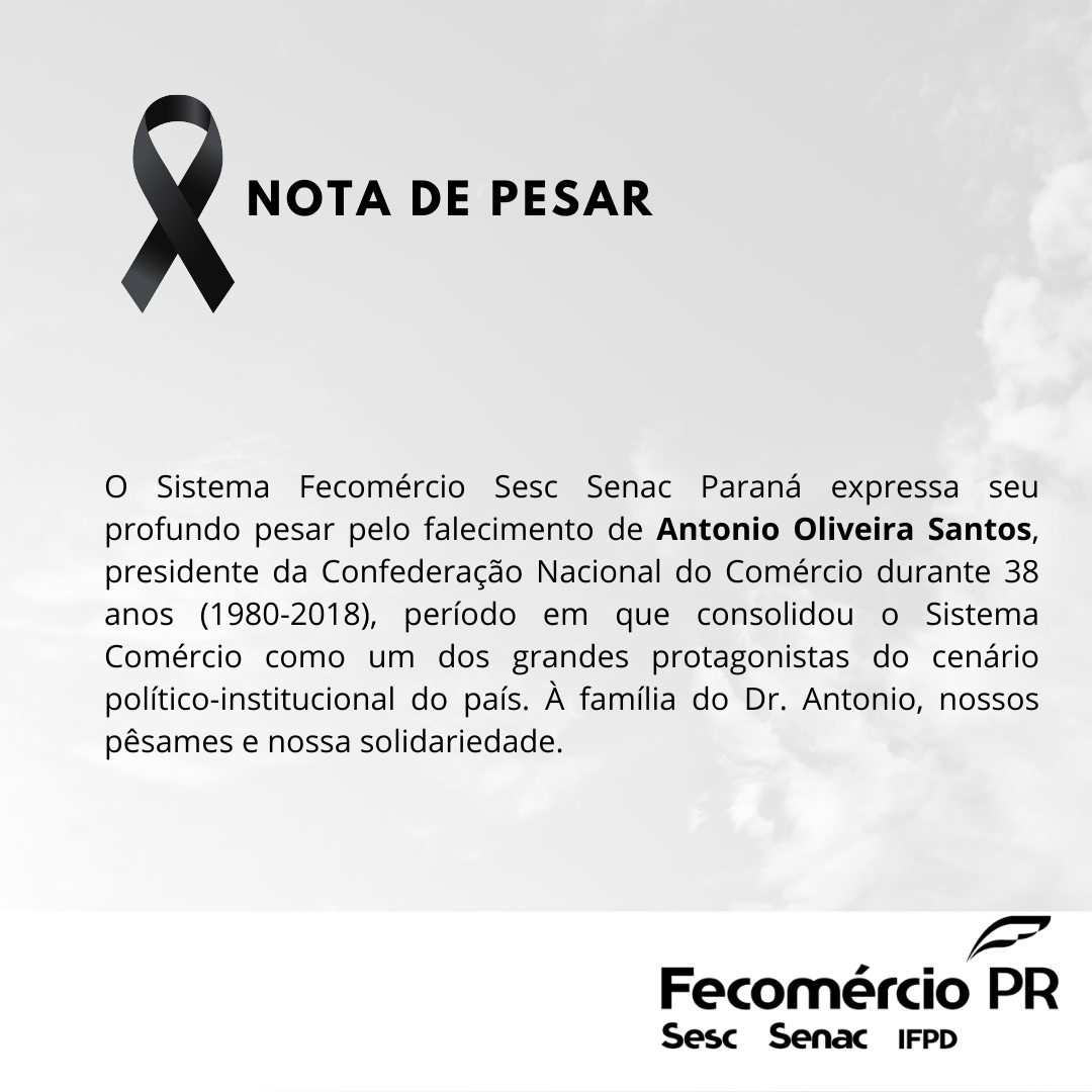 Nota De Pesar Fecom Rcio Pr